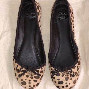 Tory Burch cheetah ballet flats